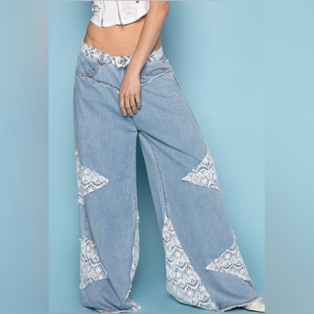 Pol crochet jeans